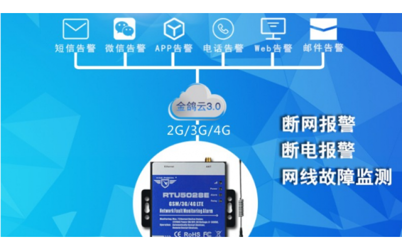 4G RTU斷電斷網(wǎng)無(wú)線(xiàn)報(bào)警器RTU5028E