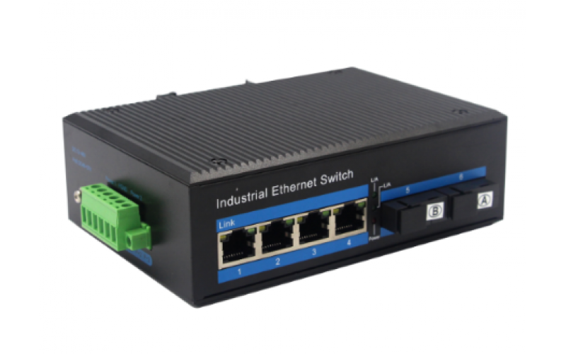 千兆2光4電工業(yè)級以太網(wǎng)交換機BL167G