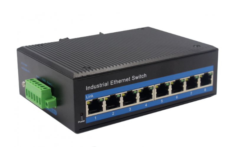 百兆8電口工業(yè)級以太網(wǎng)POE交換機(jī) BL161P