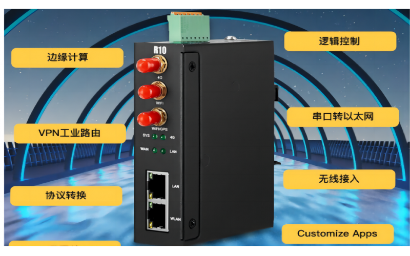 鋇錸技術(shù)4G工業(yè)邊緣計算路由器R10 支持Modbus轉(zhuǎn)SNMP