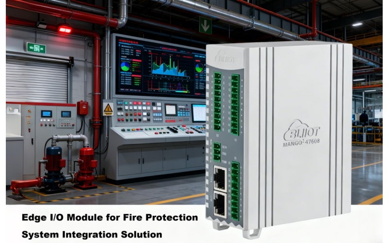 基于鋇錸技術BA190Pro邊緣I/O模塊的消防系統(tǒng)聯(lián)動控制解決方案